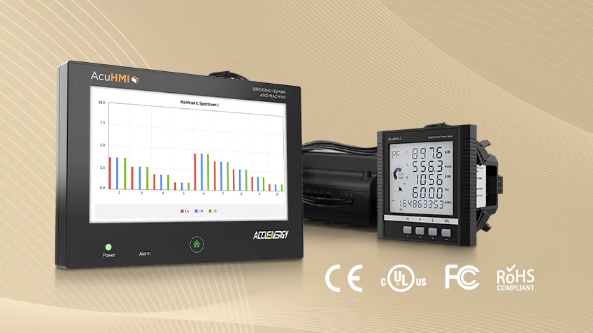 Accuenergy Launches AcuHMI: Integrated HMI Display and Gateway